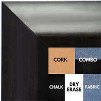 BB1420-3 Classic Gray Medium To Extra Large Custom Cork Chalk Or Dry Erase Board