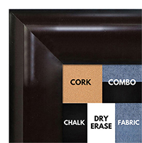 BB1509-1 Espresso Coffee Brown Extra Extra Large Wall Board Cork Chalk Dry Erase