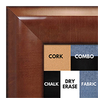 BB1509-2 Pecan Extra Extra Large Wall Board Cork Chalk Dry Erase