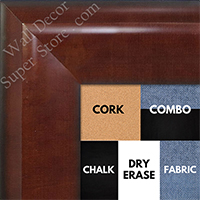 BB1509-3 Walnut Extra Extra Large Wall Board Cork Chalk Dry Erase