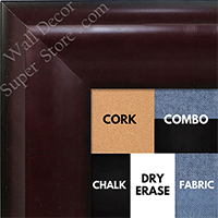 BB1509-4 Cherry Mahogany Extra Extra Large Wall Board Cork Chalk Dry Erase