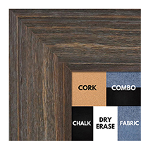 BB1514-2 Gray Distressed Barnwood - Extra Extra Large Wall Board Cork Chalk Dry Erase