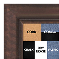 BB1521-5 Bronze Extra Large Wall Board Cork Chalk Dry Erase