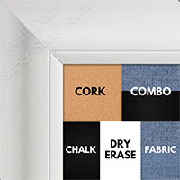 BB1521-8 White Extra Large Wall Board Cork Chalk Dry Erase