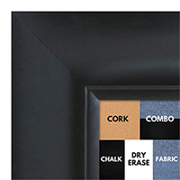 BB1522-9 Black Extra Extra Large Wall Board Cork Chalk Dry Erase