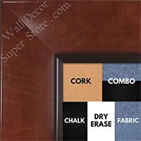 BB1526-2 Pecan - Extra Extra Large  Wall Board Cork Chalk Dry Erase