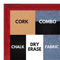 BB1537-1 Glossy Red - Small Custom Cork Chalk or Dry Erase Board BB1537-1 Glossy Red - Small Custom Cork Chalk or Dry Erase Board