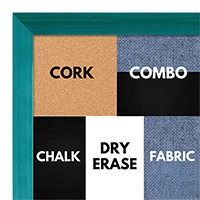 BB1537-5 Glossy Blue - Small Custom Cork Chalk or Dry Erase Board BB1537-5 Glossy Blue - Small Custom Cork Chalk or Dry Erase Board