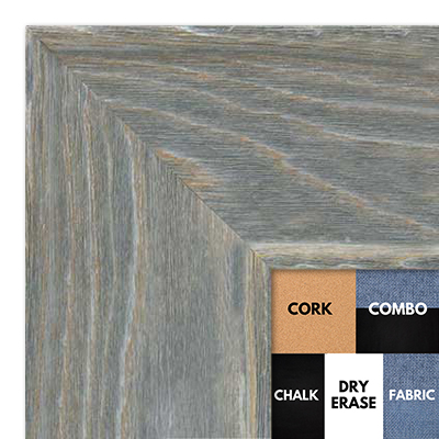 BB1554-1 Distressed Gray Driftwood - Extra Extra Large Chalkboard Cork Dry Erase