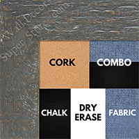 BB1555-4 Distressed Dark Gray - Extra Large Chalkboard Cork Dry Erase