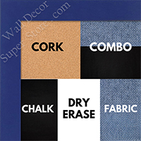 BB1564-11 Royal Blue Small Custom Cork Chalk or Dry Erase Board