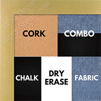 BB1564-14 Gold Small Custom Cork Chalk or Dry Erase Board