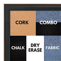 BB1569-8 Small Dark Green With Top Outside Distressed Accent Custom Cork Chalk or Dry Erase Board