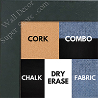 BB1570-4 Distressed Dark Green Medium Custom Cork Chalk or Dry Erase Board