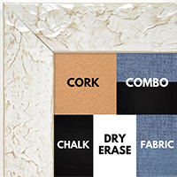 BB1692-2 | Glossy White / Design | Custom Cork Bulletin Board | Custom White Dry Erase Board | Custom Chalk Board