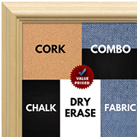 BB1752-1 | Unfinished Wood Frame | Unfinished Natural Wood Moulding - Paint or Stain | Custom Cork Board | Custom Chalk Board | Custom White Dry Erase Board