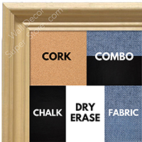 BB1753-1 | Unfinished Wood Frame | Unfinished Natural Wood Moulding - Paint or Stain | Custom Cork Board | Custom Chalk Board | Custom White Dry Erase Board