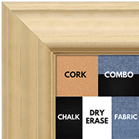 BB1757-1 | Unfinished Wood Frame | Unfinished Natural Wood Moulding - Paint or Stain | Custom Cork Board | Custom Chalk Board | Custom White Dry Erase Board