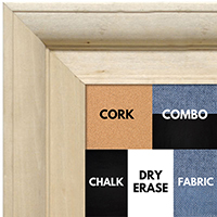 BB1760-1 | Unfinished Wood Frame | Unfinished Natural Wood Moulding - Paint or Stain | Custom Cork Board | Custom Chalk Board | Custom White Dry Erase Board