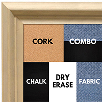 BB1762-1 | Unfinished Wood Frame | Unfinished Natural Wood Moulding - Paint or Stain | Custom Cork Board | Custom Chalk Board | Custom White Dry Erase Board