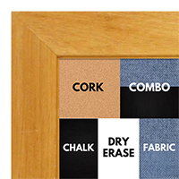 BB1845-4 Natural Clear 1 3/4" Wide Value Price Medium To Extra Large Custom Cork Chalk Or Dry Erase Board