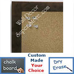 BB6224-3 Distressed Bronze Small To Medium Custom Cork Chalk or Dry Erase Board