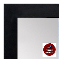 MR1000-1 Matte Black - Value Priced -Medium Custom Wall Mirror Custom Floor Mirror - -