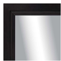 MR1010-5 Black Hammered Square with Swan Lip - Custom Mirror