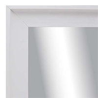 MR1012-1 White Scoop Custom Mirror | Custom Wall Mirror MR1012-1 White Scoop Custom Mirror | Custom Wall Mirror