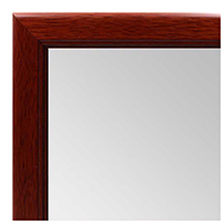 MR1044-3 Cherry with Inside Ridges - Custom Mirror