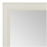 MR1044-8 White with Inside Ridges - Custom Mirror