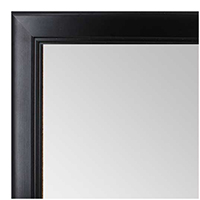 MR1044-9 Black with Inside Ridges - Custom Mirror