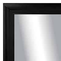 MR1046-9 Matte Black  Custom Mirror