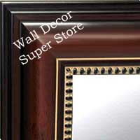 MR118-1 Walnut - Extra Large - Custom Wall Mirror Custom Floor Mirror
