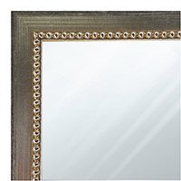 MR1206-3 Silver Square w/ Bead - 0.75 Inch Wide MR1206-3 Silver Square w/ Bead - 0.75 Inch Wide
