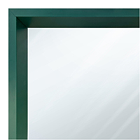 MR1212-4 Green - Custom Small Mirror - 0.69 Inch Wide MR1212-4 Green - Custom Small Mirror - 0.69 Inch Wide