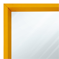 MR1212-5 Yellow - Custom Small Mirror - 0.69 Inch Wide MR1212-5 Yellow - Custom Small Mirror - 0.69 Inch Wide