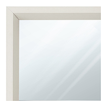 MR1212-8 White - Custom Small Mirror - 0.69 Inch Wide MR1212-8 White - Custom Small Mirror - 0.69 Inch Wide