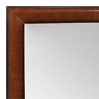 MR1507-2 Pecan Small Custom Wall Mirror Custom Floor Mirror