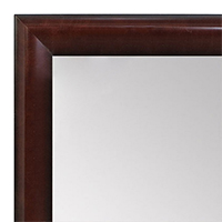 MR1507-3 Walnut Small Custom Wall Mirror Custom Floor Mirror