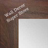 MR1510-5 Dark Walnut Wood Grain Large Custom Wall Mirror Custom Floor Mirror