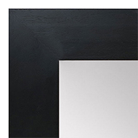 MR1510-6 Black Wood Grain Large Custom Wall Mirror Custom Floor Mirror