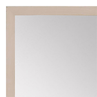 MR1511-1 Light White Stained Maple - Very Small Custom Wall Mirror