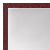 MR1511-4 Cherry Stained Maple - Very Small Custom Wall Mirror