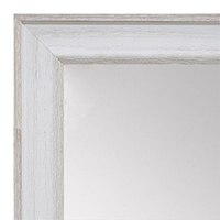 MR1512-1 White Distressed Barnwood - Medium Custom Wall Mirror, Floor Mirror