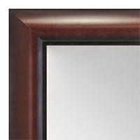 MR1516-2 Walnut - Medium Custom Wall Mirror Custom Floor Mirror