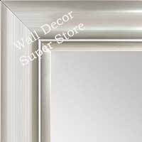 MR1521-10 Silver, Satin, Brushed Nickel  Large Custom Wall Mirror Custom Floor Mirror