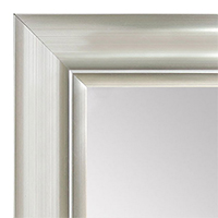 MR1521-10 Silver Satin Brushed Nickel Large Custom Wall Mirror Custom Floor Mirror MR1521-10 Silver Satin Brushed Nickel Large Custom Wall Mirror Custom Floor Mirror