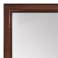 MR1523-2 Pecan - Small Custom Wall Mirror Custom Floor Mirror