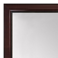 MR1523-3 Walnut - Small Custom Wall Mirror Custom Floor Mirror